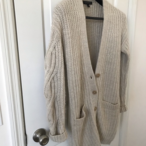Banana Republic Cable-knit Alpaca Wool Cardigan - Picture 2 of 12